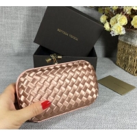 Promotional Bottega Veneta Satin Knot Mini Clutch BV8651 Dark Apricot 2024