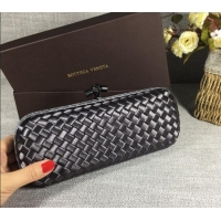 Super Quality Bottega Veneta Satin Knot Long Clutch BV8651 Dark Grey 2024