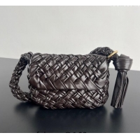 Top Grade Bottega Veneta Kalimero Città Shoulder bag with Knot 785797 Fondant Brown 2024