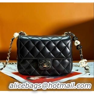 Traditional Discount Chanel CLUTCH WITH CHAIN AS3782 black