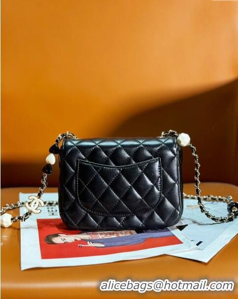 Traditional Discount Chanel CLUTCH WITH CHAIN AS3782 black