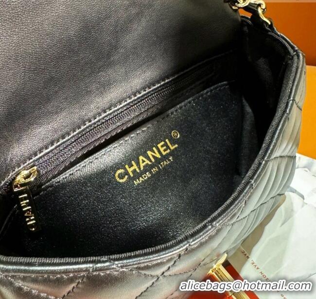 Traditional Discount Chanel CLUTCH WITH CHAIN AS3782 black