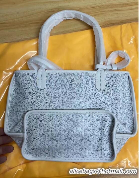 Discount Goyard New Design Anjou Reversible Bag Mini 2398 White