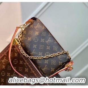 Pretty Style Louis Vuitton Pochette Accessoires Chain Mini bag M82766 Monogram Canvas 2024