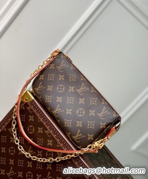 Pretty Style Louis Vuitton Pochette Accessoires Chain Mini bag M82766 Monogram Canvas 2024