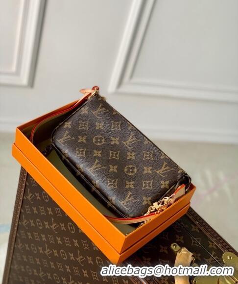 Pretty Style Louis Vuitton Pochette Accessoires Chain Mini bag M82766 Monogram Canvas 2024