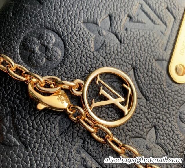 Super Quality Louis Vuitton Wallet On Chain Lily Mini Bag in Monogram Empreinte Leather M83233 Black 2024