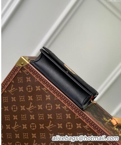 Super Quality Louis Vuitton Wallet On Chain Lily Mini Bag in Monogram Empreinte Leather M83233 Black 2024