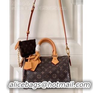 Super Quality Louis Vuitton Speedy P9 Bandoulière 25 Bag in Soft Calfskin M24443 Monogram 2024 Runway