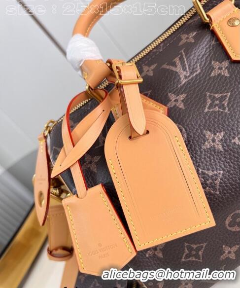 Super Quality Louis Vuitton Speedy P9 Bandoulière 25 Bag in Soft Calfskin M24443 Monogram 2024 Runway