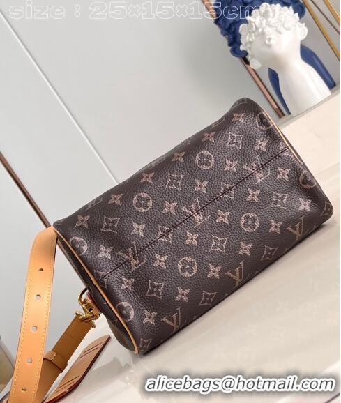 Super Quality Louis Vuitton Speedy P9 Bandoulière 25 Bag in Soft Calfskin M24443 Monogram 2024 Runway