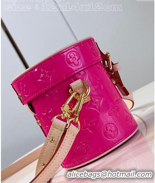 Grade Design Louis Vuitton Astor Mini Bag in Monogram Vernis Leather M24102 Neon Pink 2024 New LV Remix