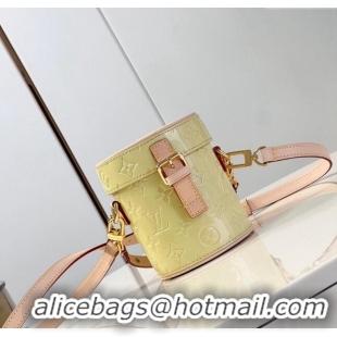 Inexpensive Louis Vuitton Astor Mini Bag in Monogram Vernis Leather M24099 Chic Pink/Yellow 2024 New LV Remix