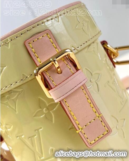 Inexpensive Louis Vuitton Astor Mini Bag in Monogram Vernis Leather M24099 Chic Pink/Yellow 2024 New LV Remix