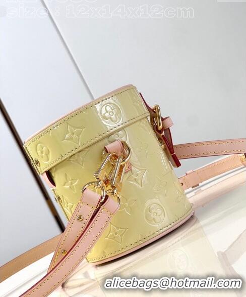 Inexpensive Louis Vuitton Astor Mini Bag in Monogram Vernis Leather M24099 Chic Pink/Yellow 2024 New LV Remix