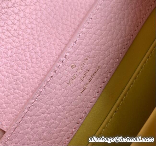 Buy Discount Louis Vuitton Capucines Mini Bag in Taurillon Leather M23363 Pink 2024