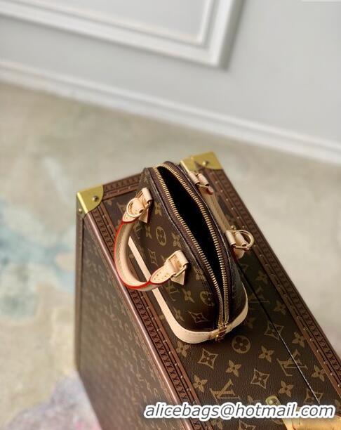 Luxury Classic Louis Vuitton Nano Alma Bag in Monogram Canvas M82717 Brown 2024