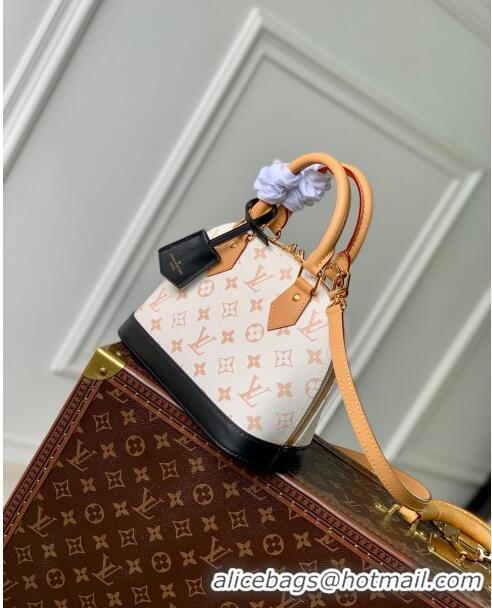 Buy Fashionable Louis Vuitton Alma BB Bag in Monogram Canvas M46922 White 2024