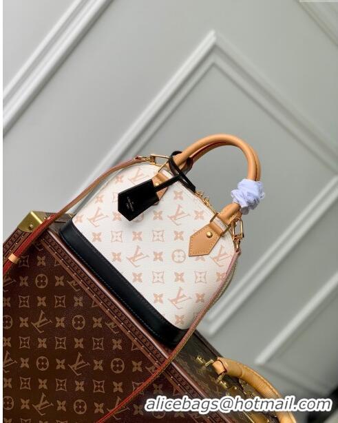 Buy Fashionable Louis Vuitton Alma BB Bag in Monogram Canvas M46922 White 2024