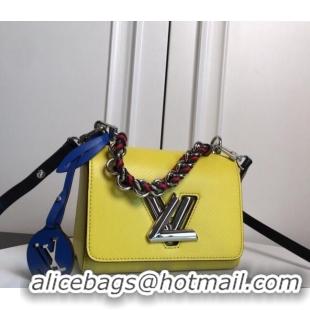 Good Quality Louis Vuitton Twist PM Bag in Epi Leather M52504 Yellow 2024