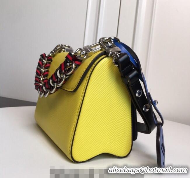 Good Quality Louis Vuitton Twist PM Bag in Epi Leather M52504 Yellow 2024