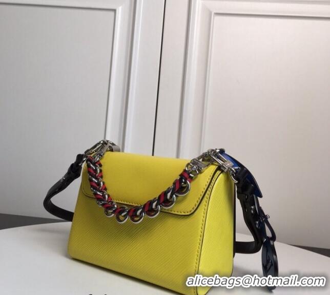 Good Quality Louis Vuitton Twist PM Bag in Epi Leather M52504 Yellow 2024