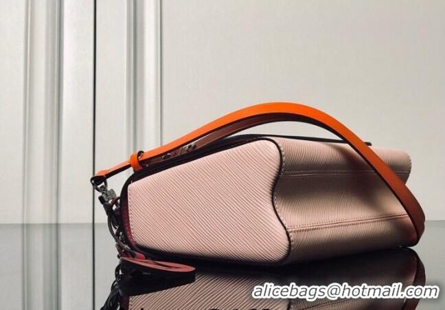 Famous Brand Louis Vuitton Twist MM Bag in Epi Leather M52504 Pink 2024