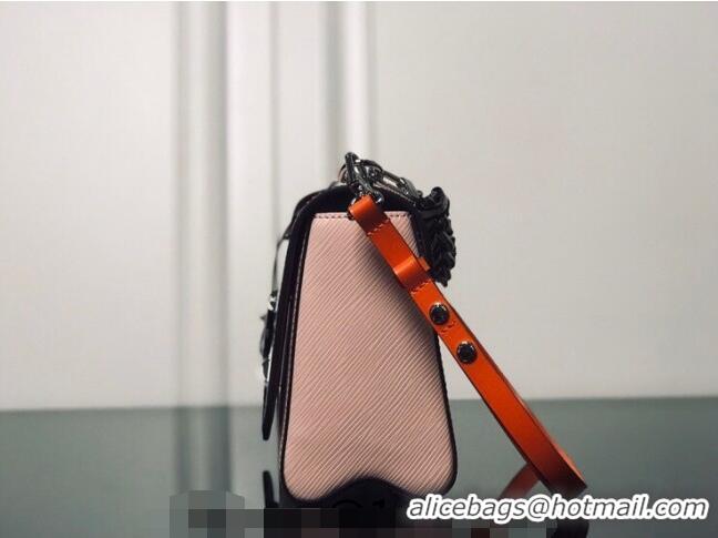 Famous Brand Louis Vuitton Twist MM Bag in Epi Leather M52504 Pink 2024