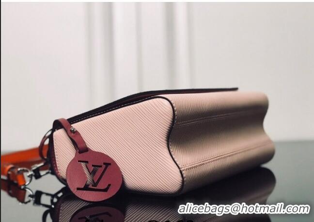 Famous Brand Louis Vuitton Twist MM Bag in Epi Leather M52504 Pink 2024