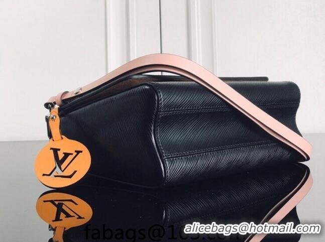 Most Popular Louis Vuitton Twist MM Bag in Epi Leather M52504 Black 2024