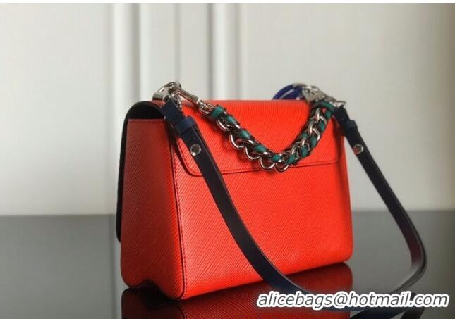 Big Discount Louis Vuitton Twist MM Bag in Epi Leather M52504 Red 2024