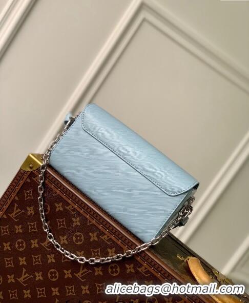 Top Grade Louis Vuitton Twist West Bag in Epi Leather M24566 Candy Blue 2024