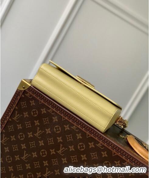 Cheapest Louis Vuitton Twist West Bag in Epi Leather M24548 Yellow 2024