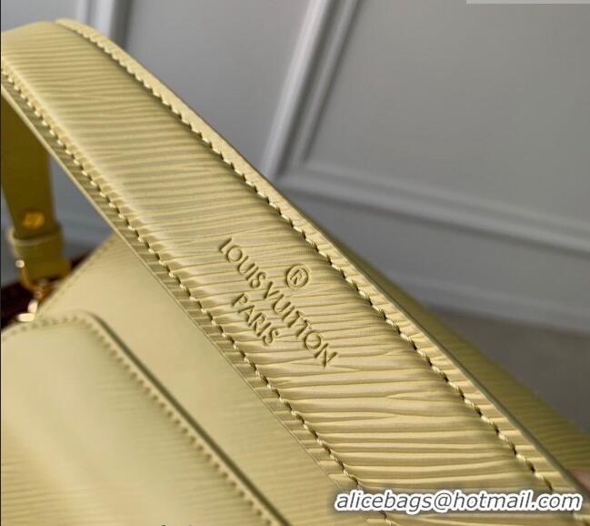 Cheapest Louis Vuitton Twist West Bag in Epi Leather M24548 Yellow 2024