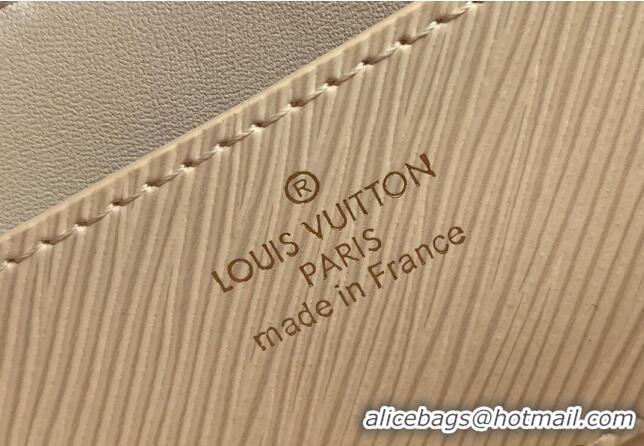 Good Taste Louis Vuitton Twist West Bag in Epi Leather M24550 Quartz White 2024