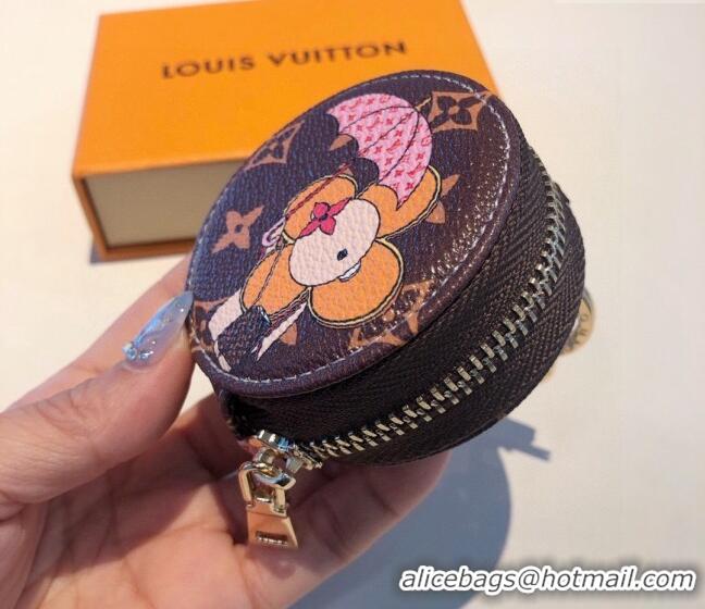 Famous Brand Louis Vuitton Vivienne Round Coin Purse Wallet LV0402 2024