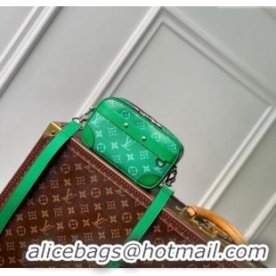 Famous Brand Louis Vuitton Alpha Wearable Wallet Mini Bag in Monogram Canvas M30997 Green 2024