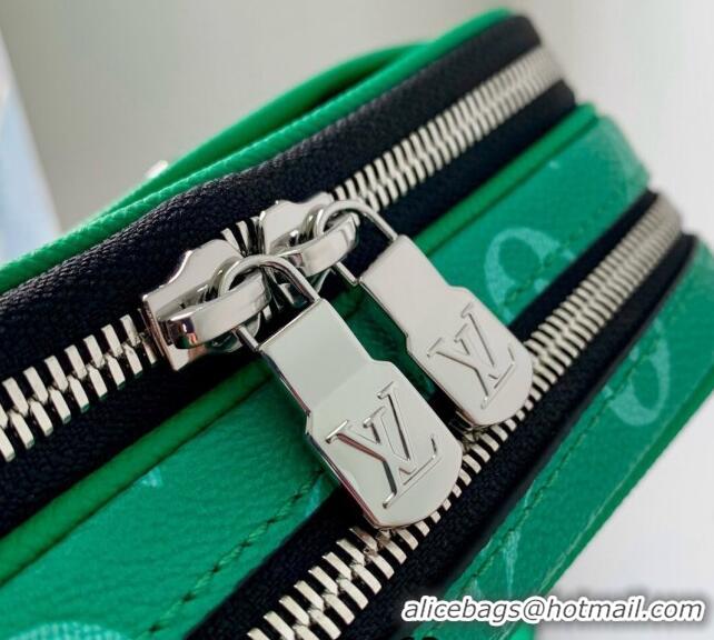 Famous Brand Louis Vuitton Alpha Wearable Wallet Mini Bag in Monogram Canvas M30997 Green 2024