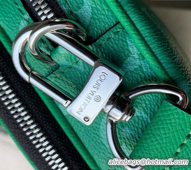 Famous Brand Louis Vuitton Alpha Wearable Wallet Mini Bag in Monogram Canvas M30997 Green 2024