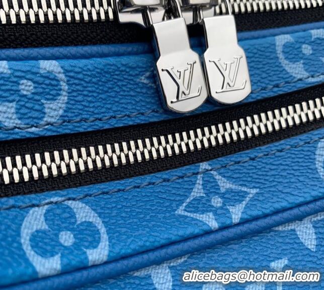 Pretty Style Louis Vuitton Alpha Wearable Wallet Mini Bag in Monogram Canvas M31016 Blue 2024