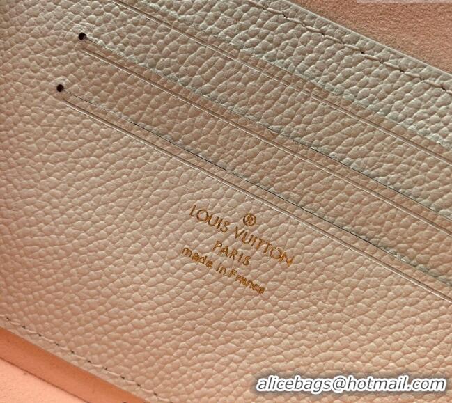 Promotional Louis Vuitton Wallet on Chain Ivy in Monogram Leather M83026 White/Peachy Pink 2024