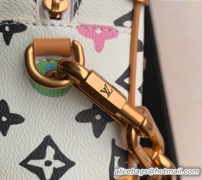 Unique Grade Louis Vuitton Mini Soft Trunk Bag in Monogram Craggy Canvas M25132 Vanilla White 2024