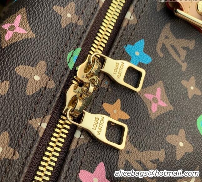 Top Grade Louis Vuitton Keepall Bandoulière 50 Travel Bag in Monogram Craggy Canvas M24901 Chocolate Brown 2024