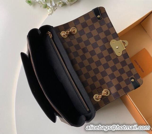 Inexpensive Louis Vuitton Vavin PM Bag in Damier Ebene Canvas N40113 Black 2024