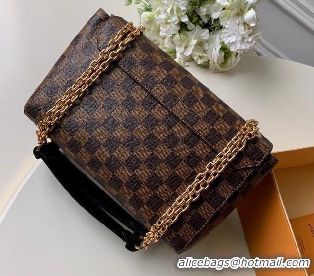 Inexpensive Louis Vuitton Vavin PM Bag in Damier Ebene Canvas N40113 Black 2024