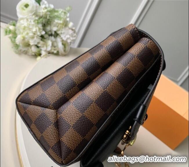 Inexpensive Louis Vuitton Vavin PM Bag in Damier Ebene Canvas N40113 Black 2024