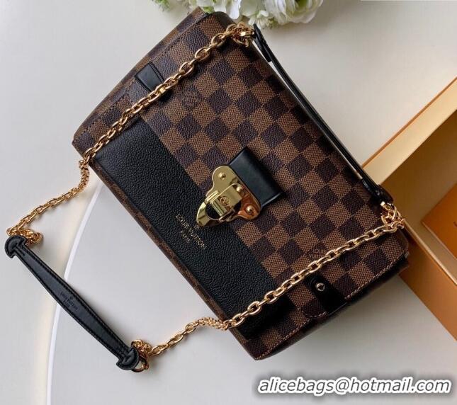 Inexpensive Louis Vuitton Vavin PM Bag in Damier Ebene Canvas N40113 Black 2024