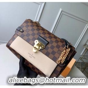 Famous Brand Louis Vuitton Vavin PM Bag in Damier Ebene Canvas N40113 Cream White 2024