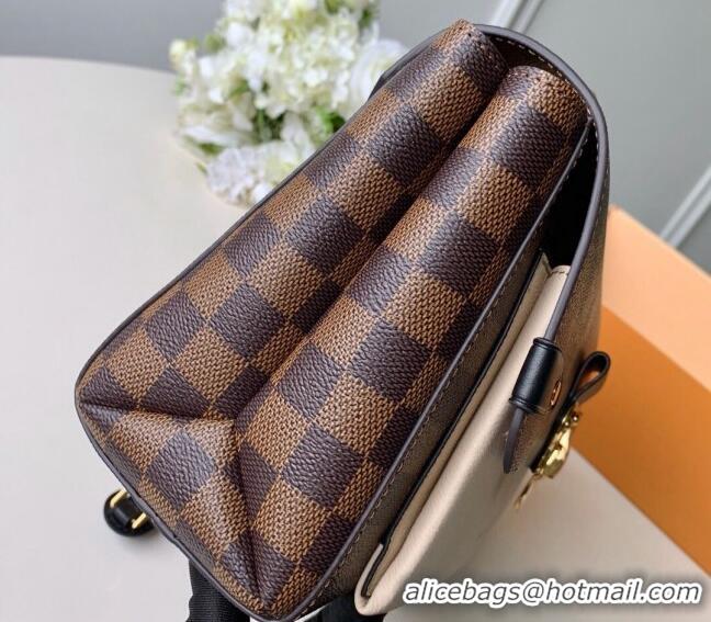 Famous Brand Louis Vuitton Vavin PM Bag in Damier Ebene Canvas N40113 Cream White 2024