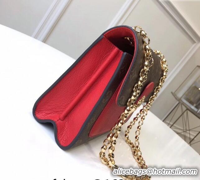 Buy Discount Louis Vuitton Victoire Chain Shoulder bag M41731 Red 2024